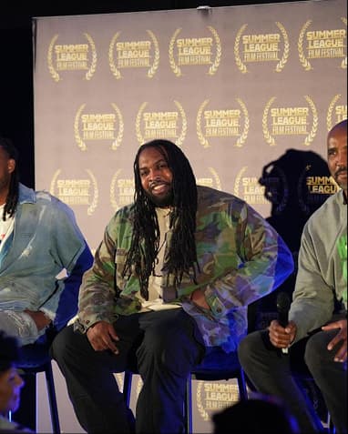 Kings of Vegas filmmaker panel at Summer League Film Festival.webp